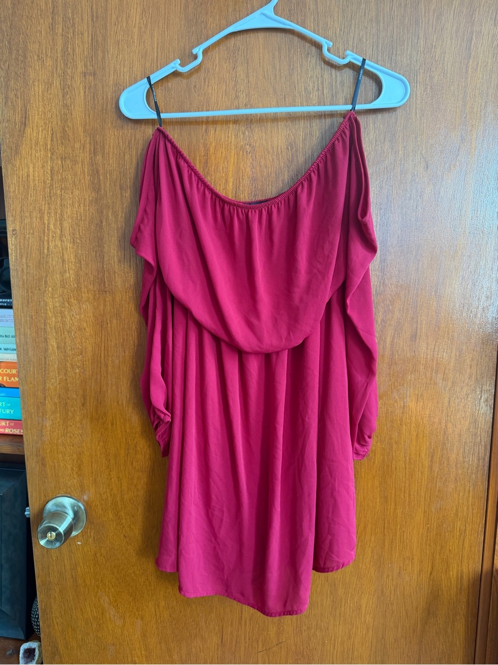 Forever 21 Red Off-Shoulder Mini Dress
